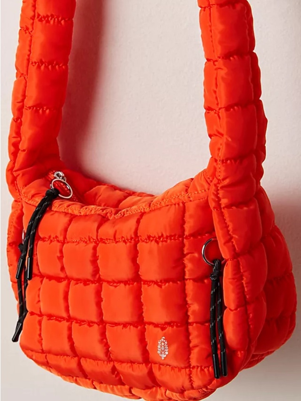 Free People Movement NWT Bag Purse Quilted Baby Carryall Sling Bag Poppy